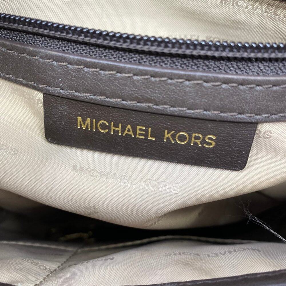 Like New Michael Kors Woven Seemed Crossbody Bag - Picture 6 of 12